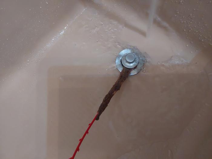 First pass, first hair blob