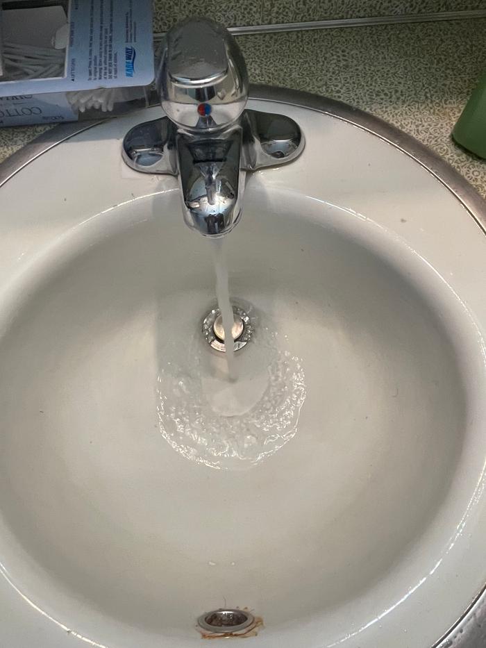 After: All clean and draining great!