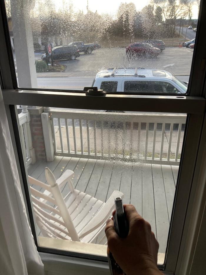 Cleaning window one