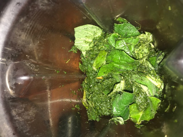 Paste of comfrey poultice