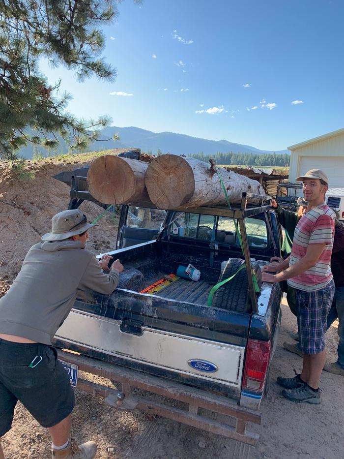 Logs loaded on Ranger Doug