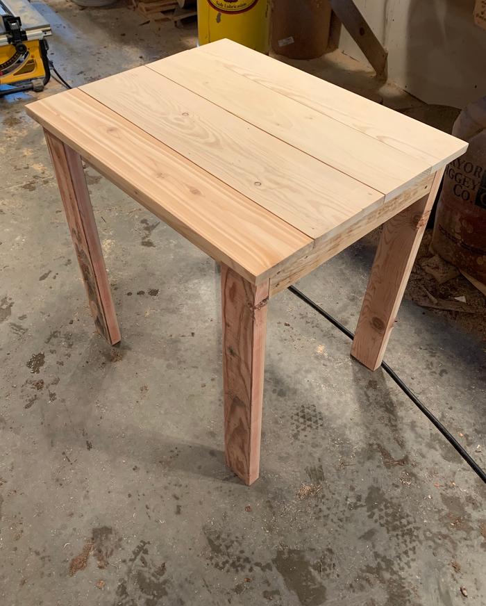 Finished the table today