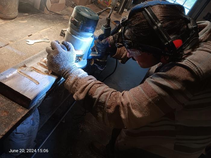 making a wooden sign