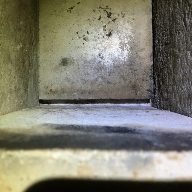 Exhibit #1 (gap around brick)