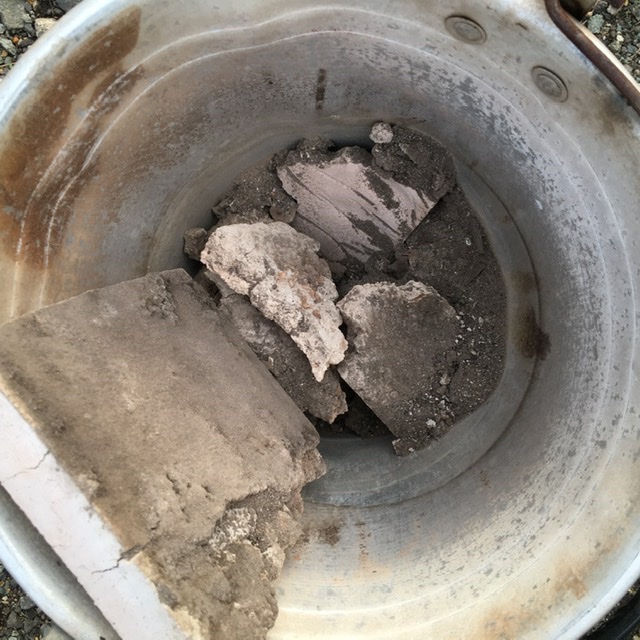 Poorly casted first floor brick