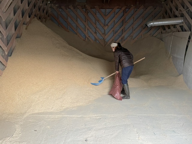 Rice Hull Storage room 