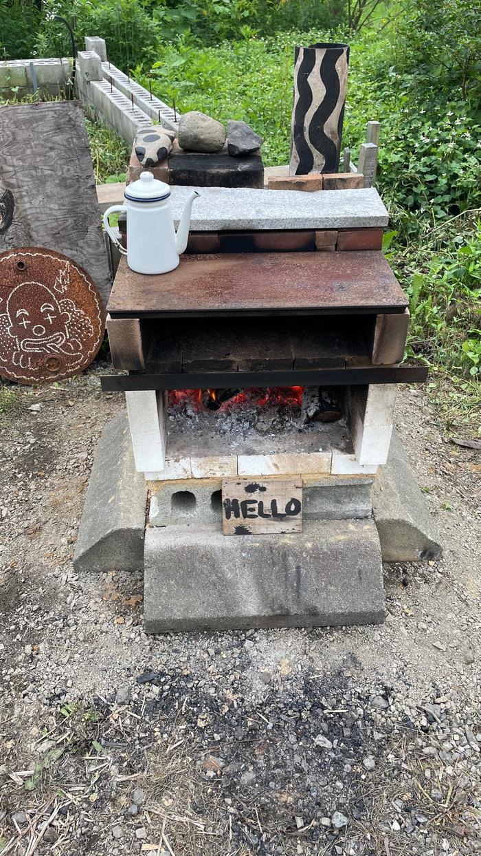 Dry stack insulated brick pizza oven