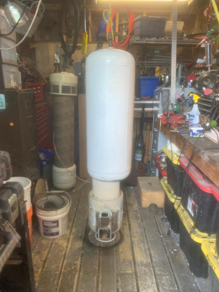 Lowering bell over riser