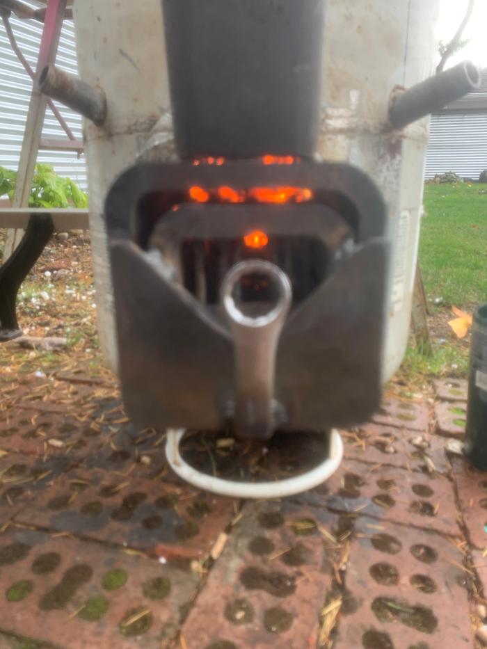 Feed tube / “Carburetor “combustion