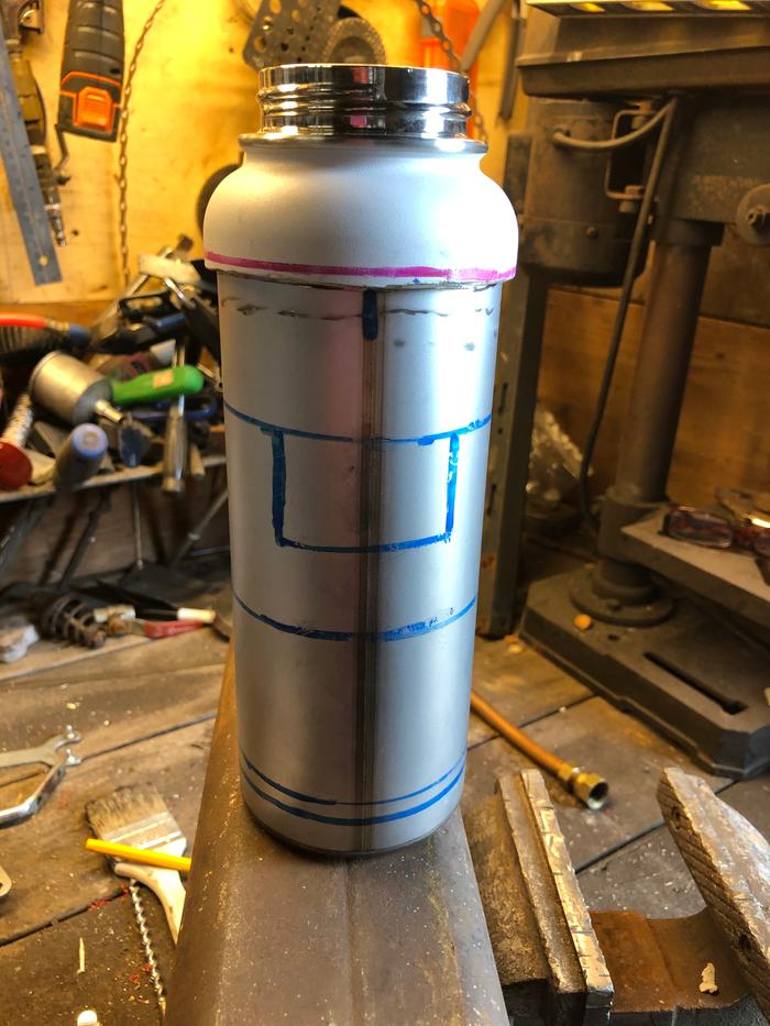 Outer shell removed 
