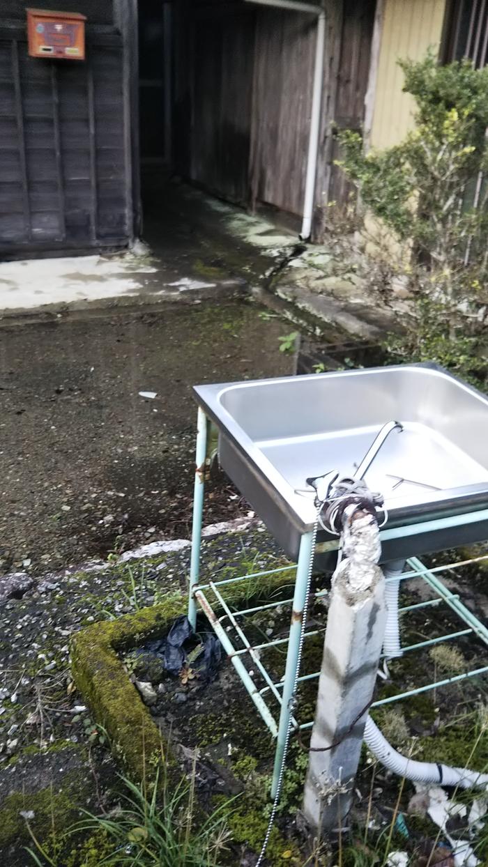 Grey(ish)water: almost every house has an outside sink