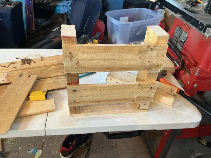 This is the one of the sides of the crate.