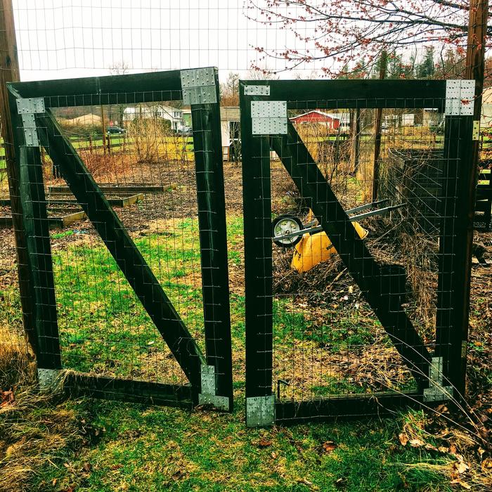 Sloppy fence gate