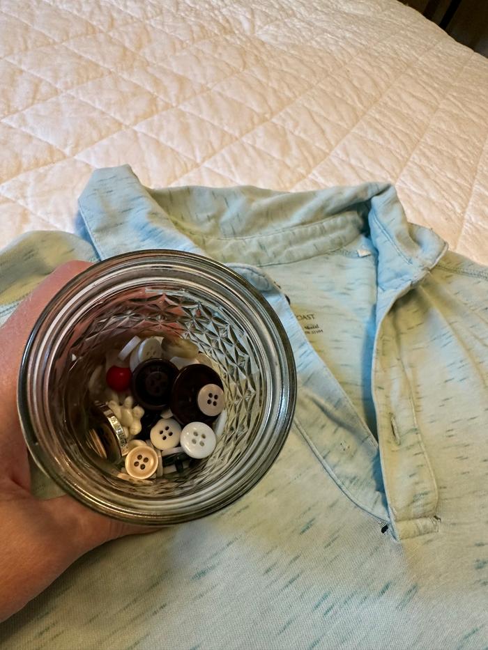 added to my button jar