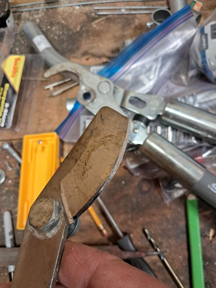 Done with the sharpening