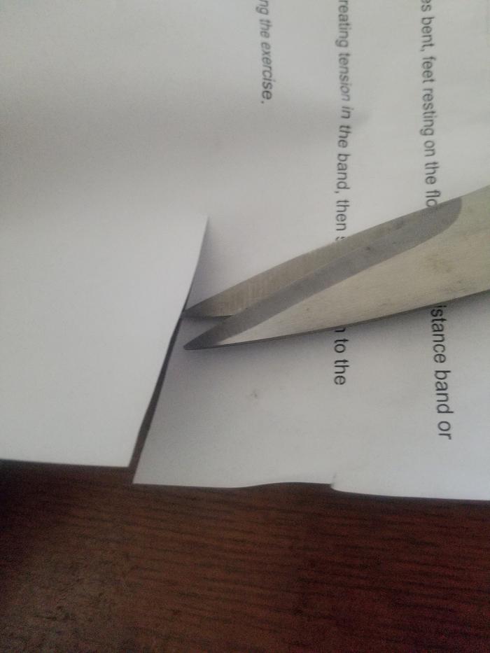 cutting paper, so much nicer!
