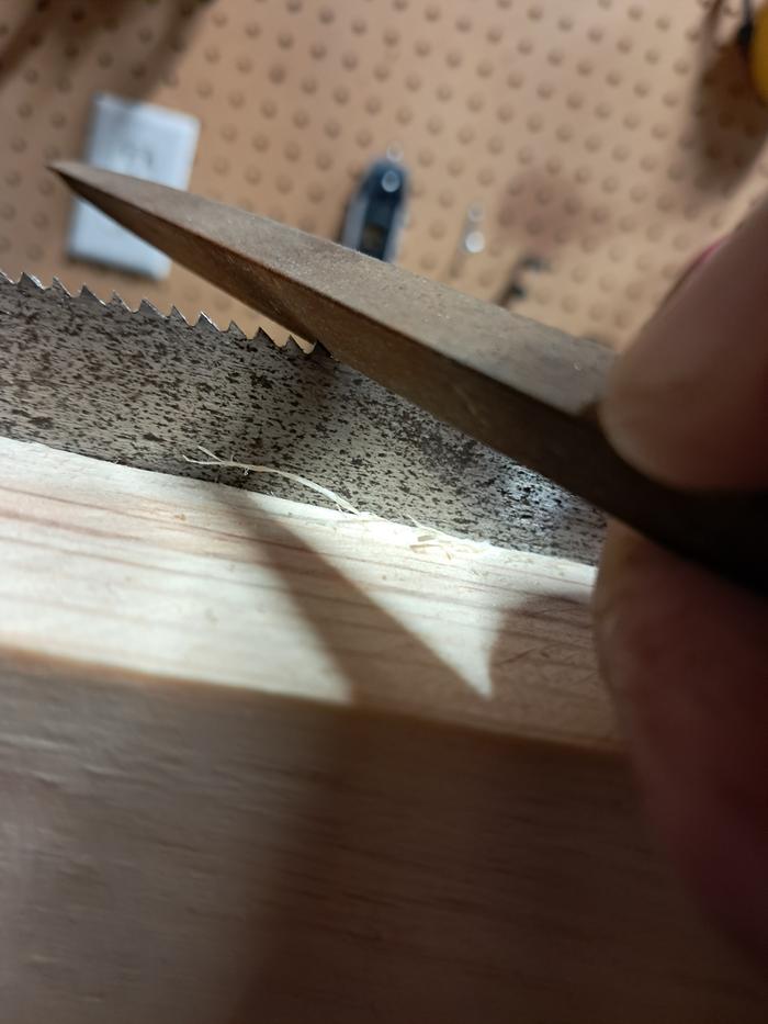 Sharpening in action