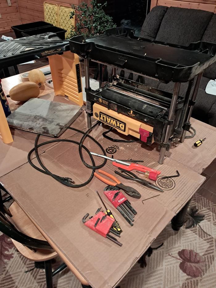 While disassembling and cleaning