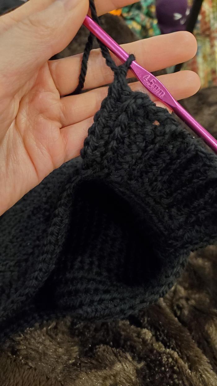 ribbing in-progress