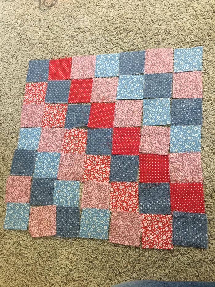 Pieces cut out