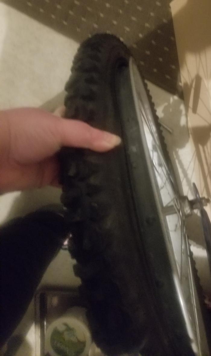 repairing tire 