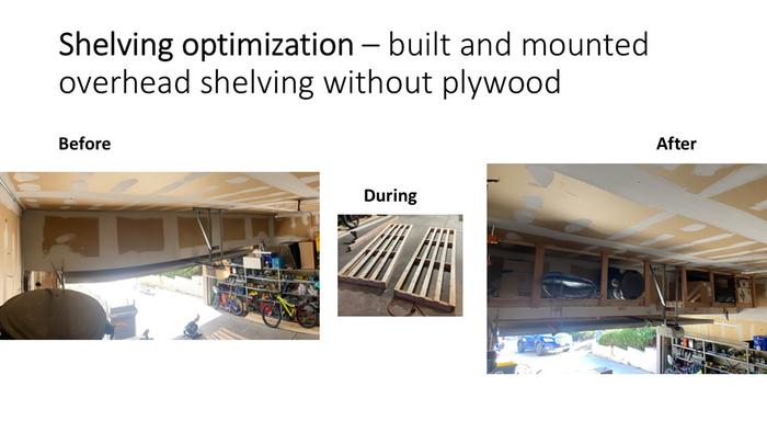 Shelving and storage optimizations part 2