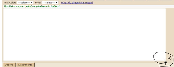 how to adjust the size of a text box so it's larger or smaller or wider or longer