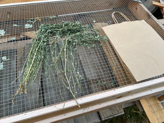 Drying on rack