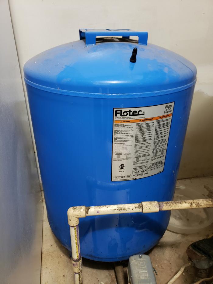 82 gallon pressure tank