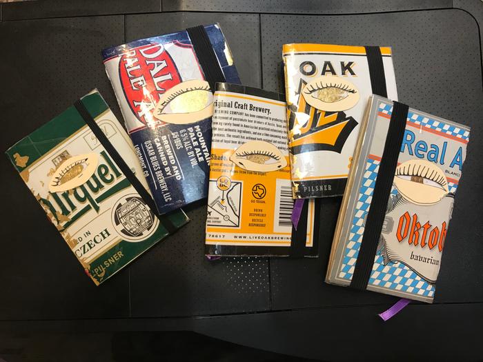 Small notebooks with most of the features/ideas I've narrowed down over the years.