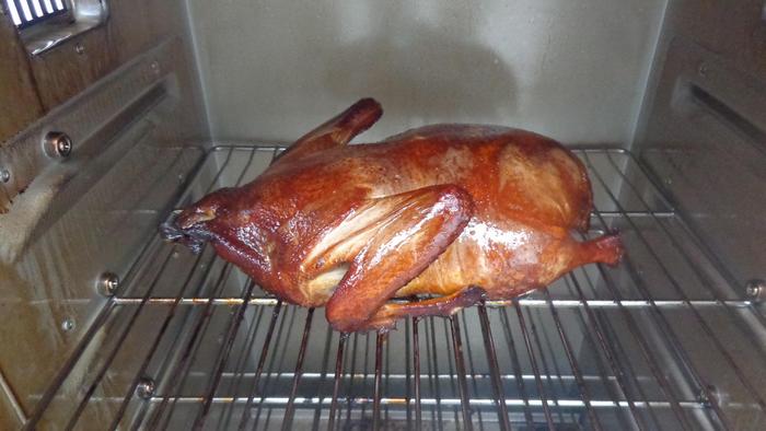 Smoked duck