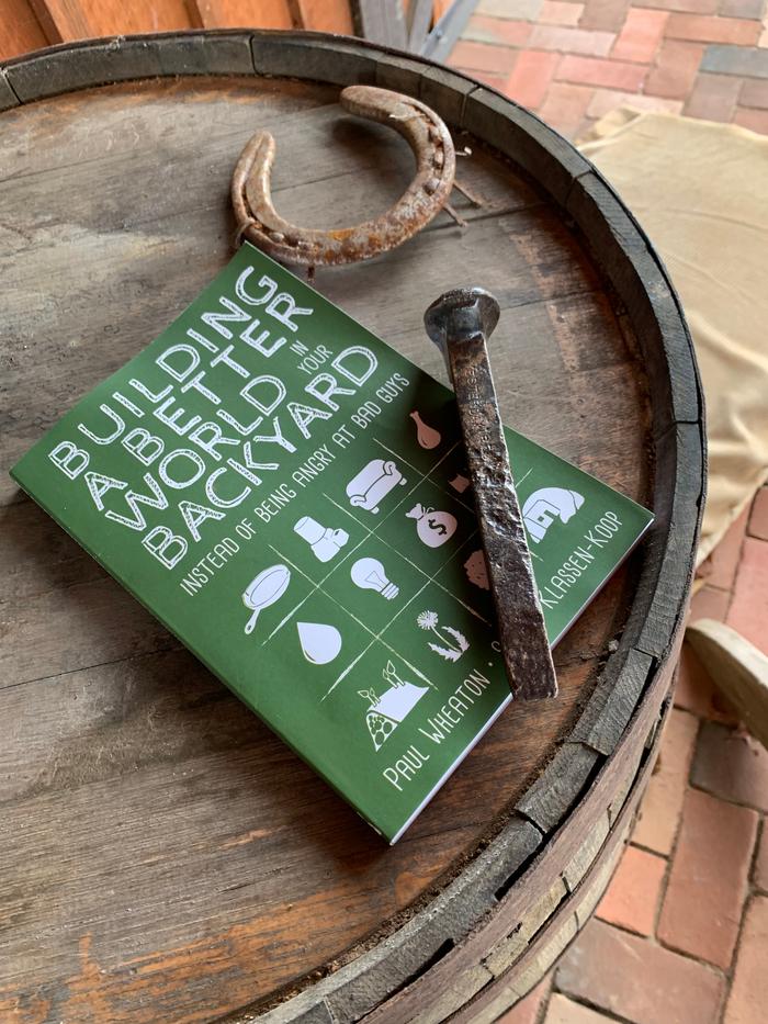 Book on whiskey barrel