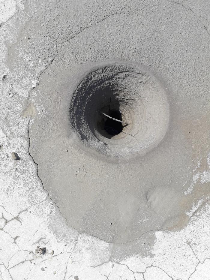 mud volcanoes