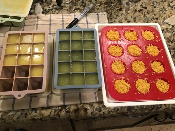 Lemon zest and juice