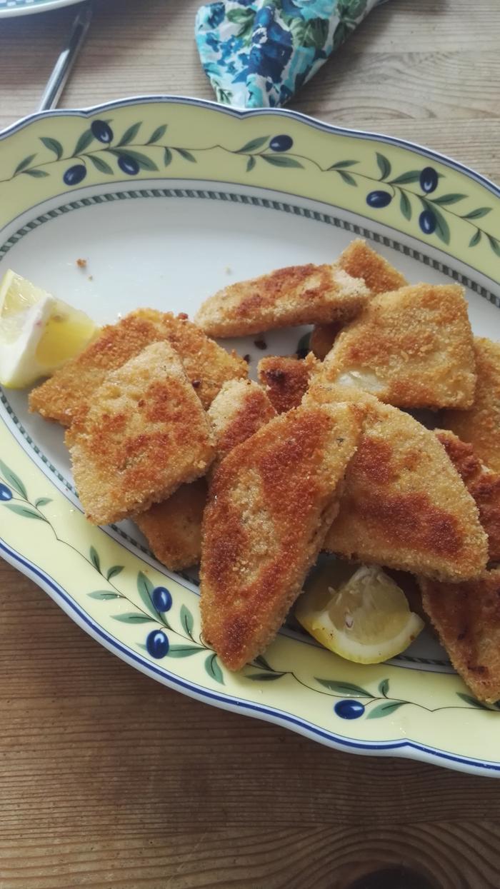 Fried celeriac