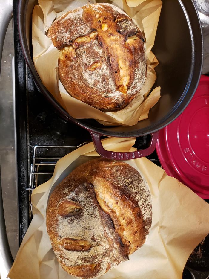 loaves of sourdough bread