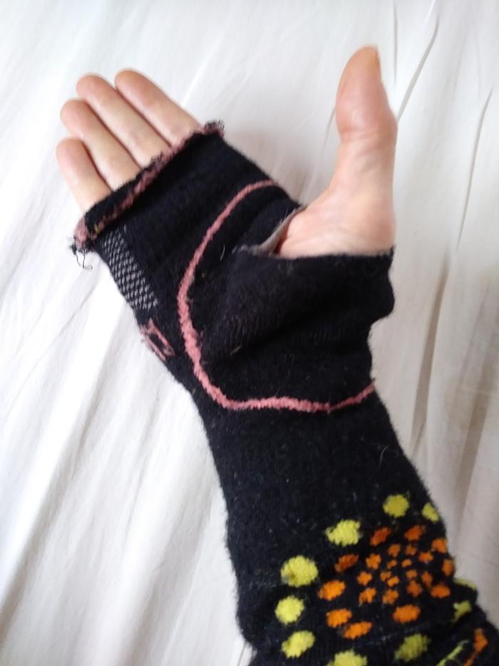 sock wrist warmer