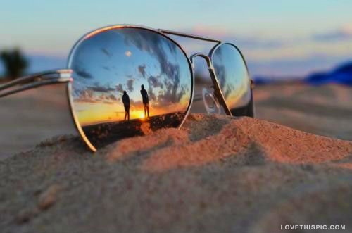 Mirrored Glasses