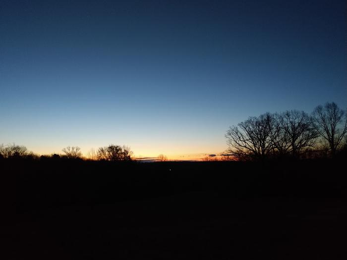 Daybreak on valentines day in Tennessee