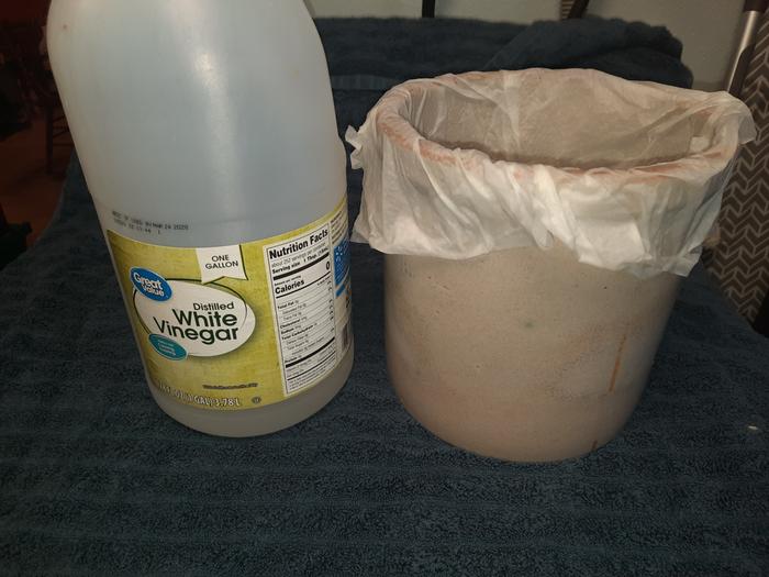 Sanitizing with vinegar