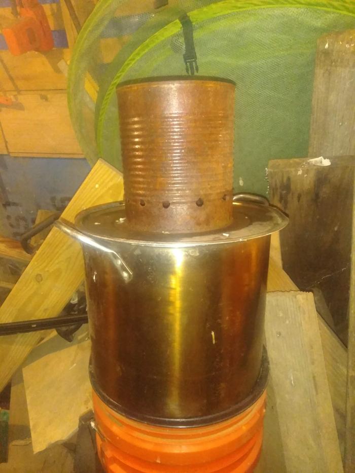 Can used as a chimney on a tlud