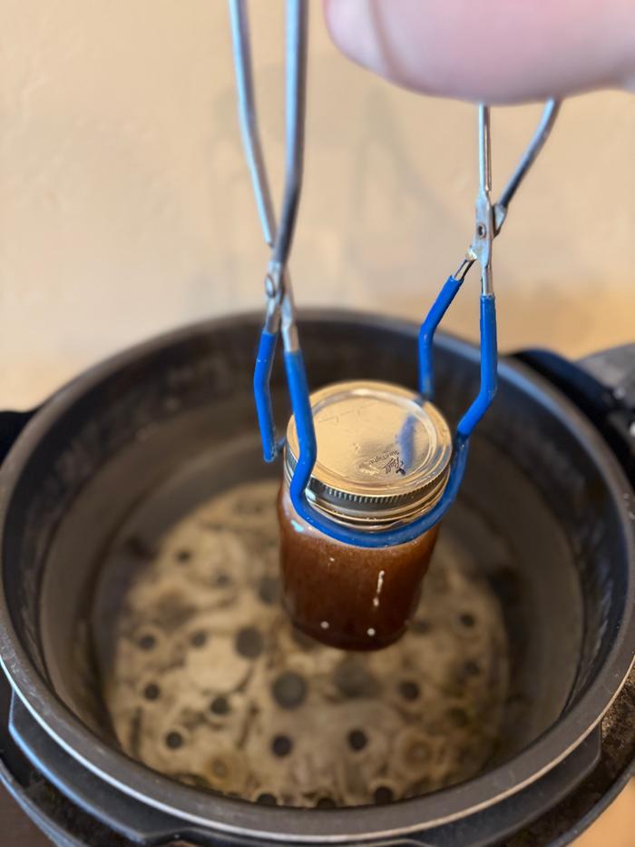 Into the electric water bath canner!!