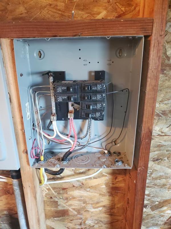 The breaker panel before adding the 30A and removing two unused 20A SP