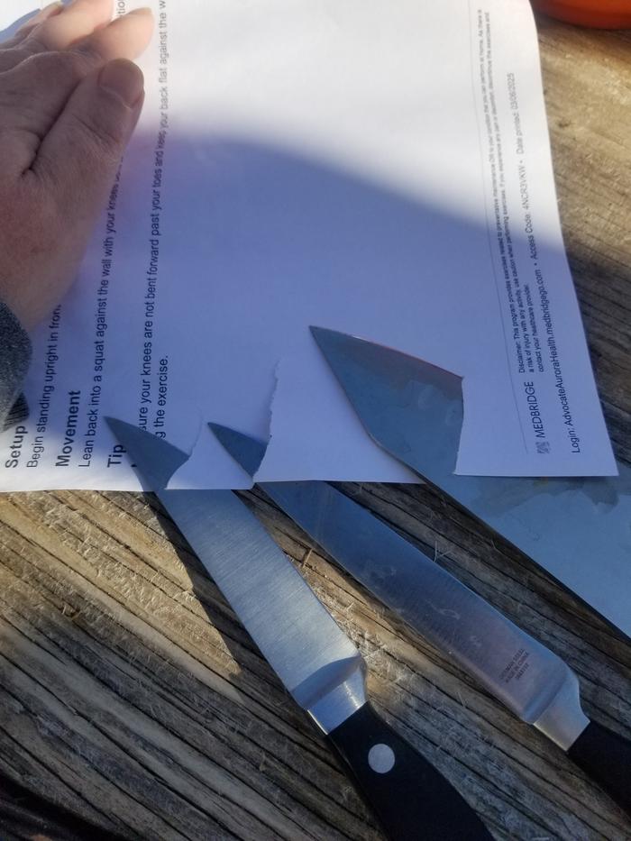 3 dull knives