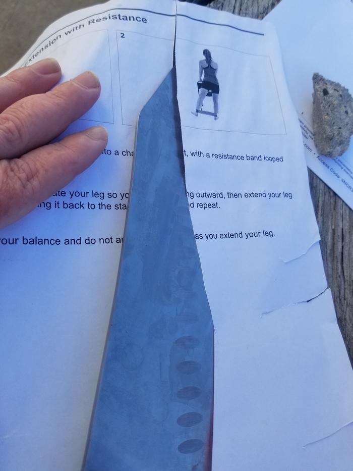 large knife sharp