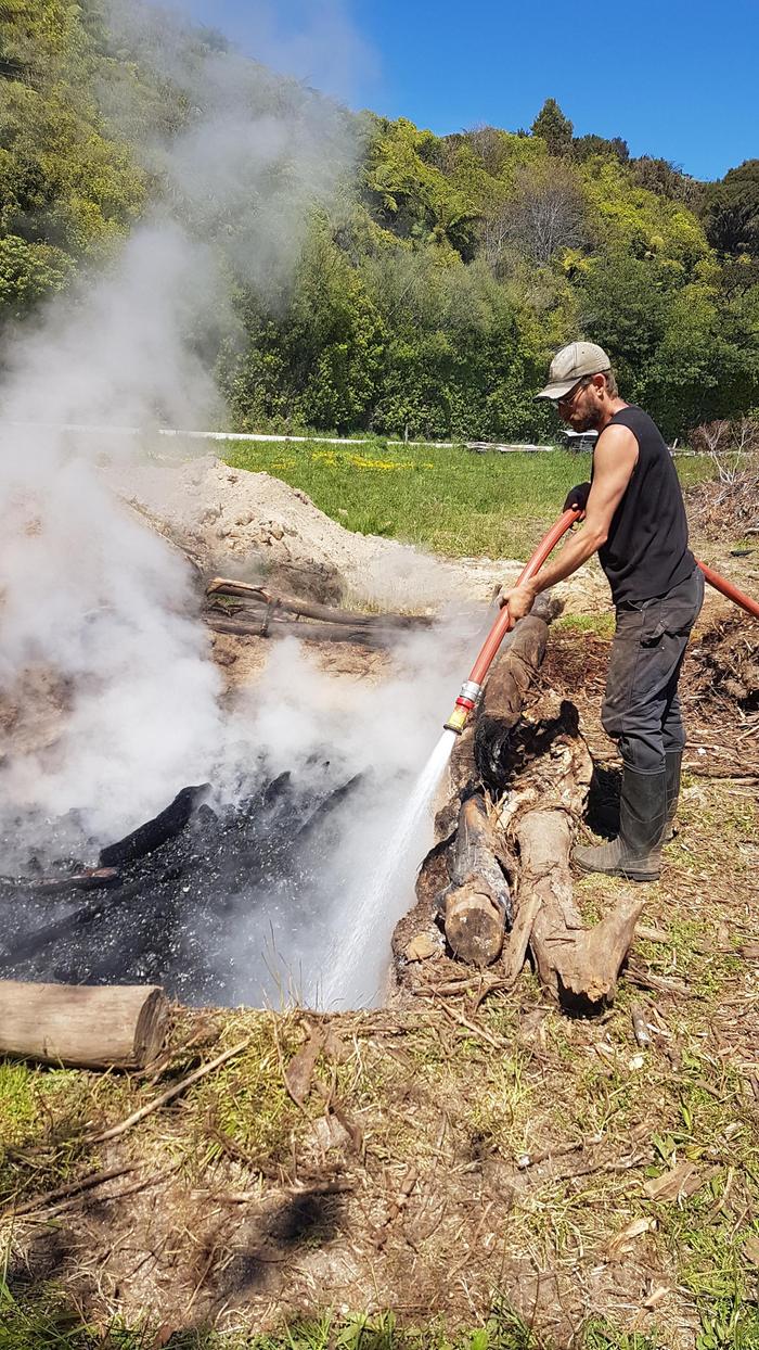 Making bio char
