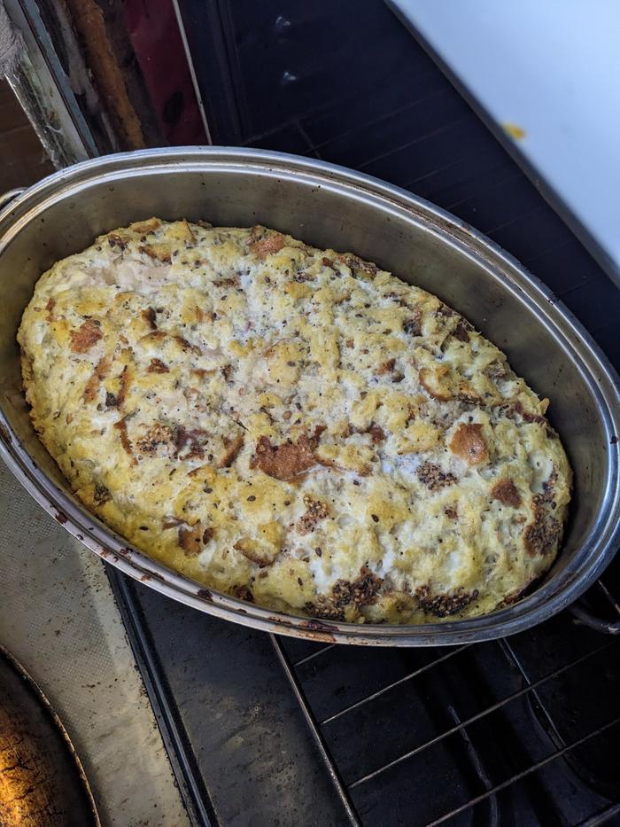 I love bread pudding! Zero waste at its best !