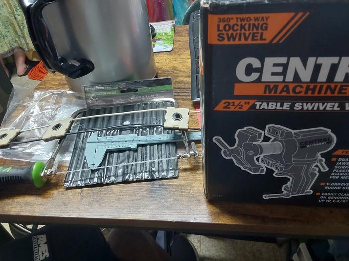 Most of the tools used on this repair (screwdriver not included or shown) came from Harbor Freight 