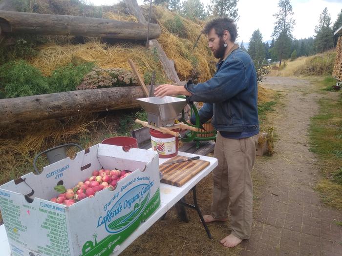 Pressed some apple cider this weekend 