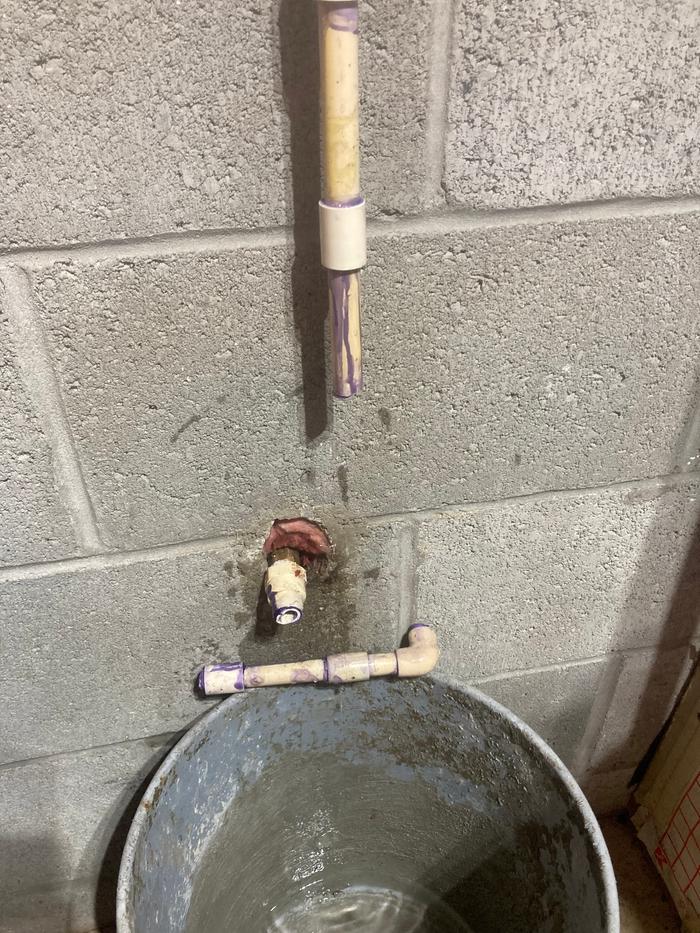 And I broke the pipe